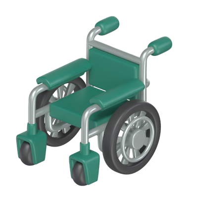 Wheel Chair 3D Model 3D Graphic