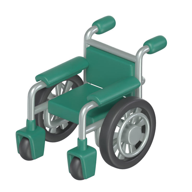 Wheel Chair 3D Model 3D Graphic