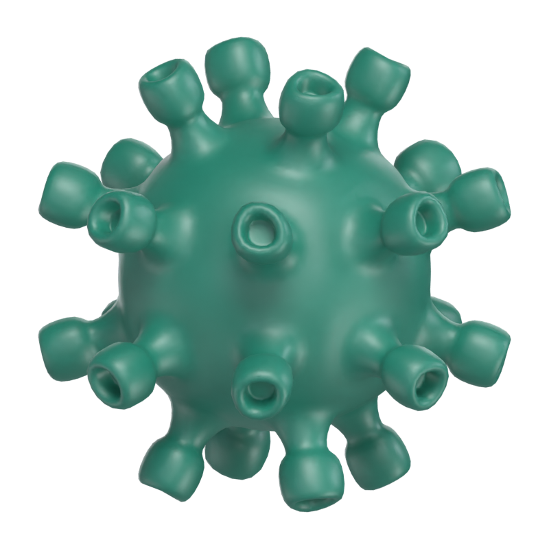 Virus 3D-Modell