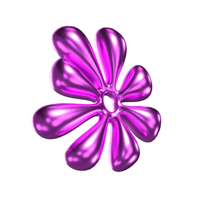 秋の花立体 3D Graphic