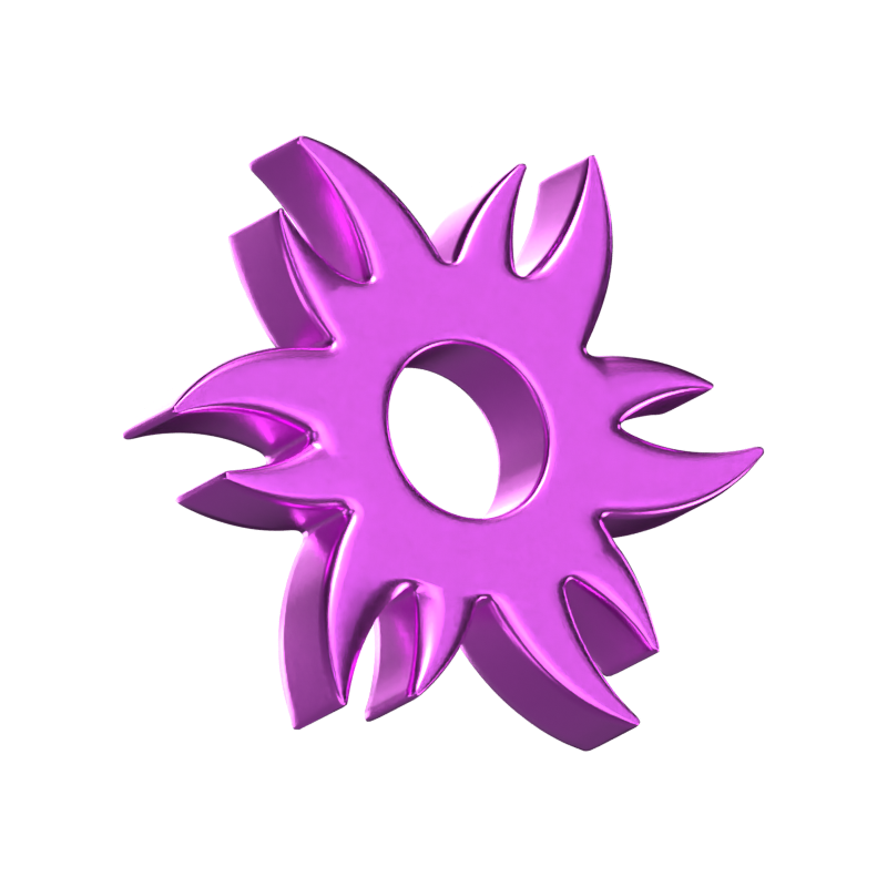 Feuer Symbol 3D Form