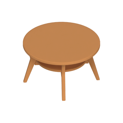 Coffee Table 3D Model 3D Graphic