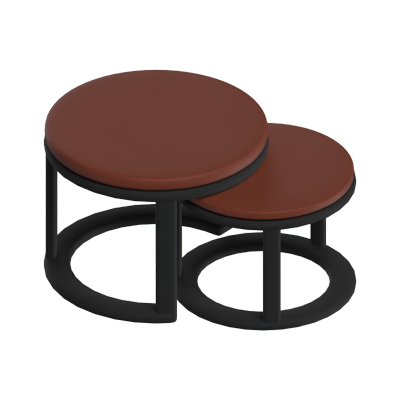 nesting tables 3d modell 3D Graphic