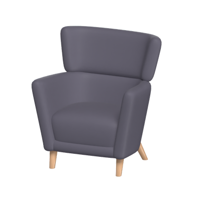 Wing Chair 3D Model 3D Graphic