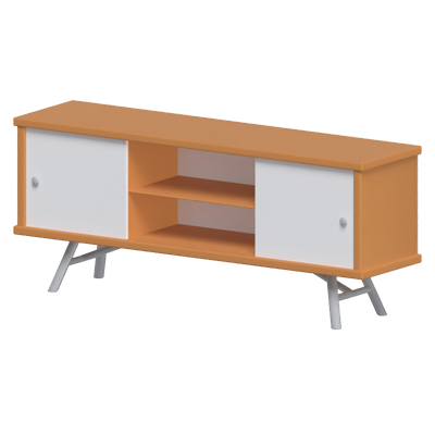 TV Table 3D Model 3D Graphic