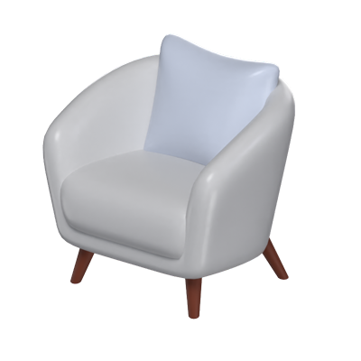 einzelsofa 3d modell 3D Graphic