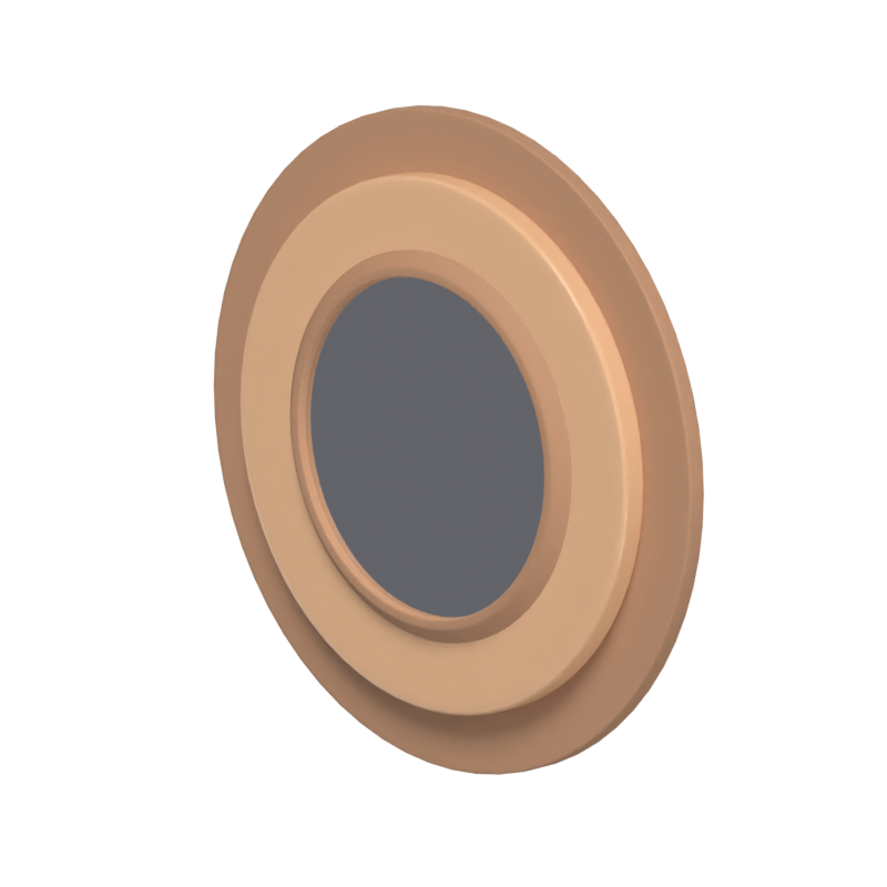 Round Mirror 3D Model