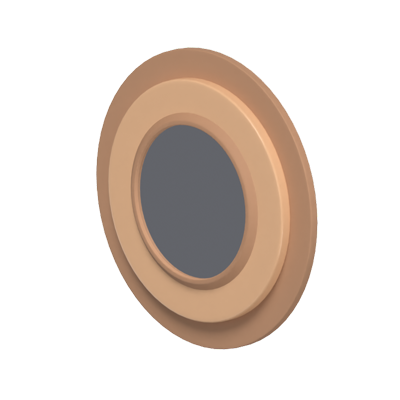 Round Mirror 3D Model 3D Graphic