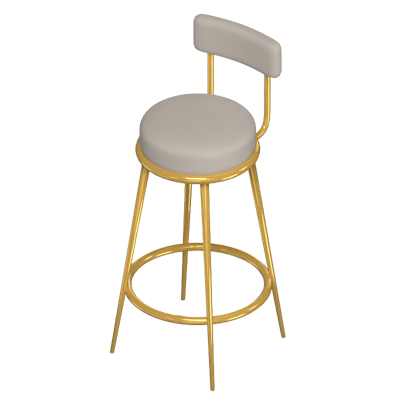 taburete de bar modelo 3d 3D Graphic