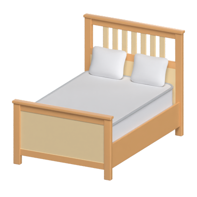 cama modelo 3d 3D Graphic