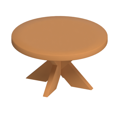 modelo 3d de mesa de jantar 3D Graphic