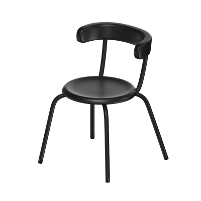 Cafe Chair 3D Model 3D Graphic