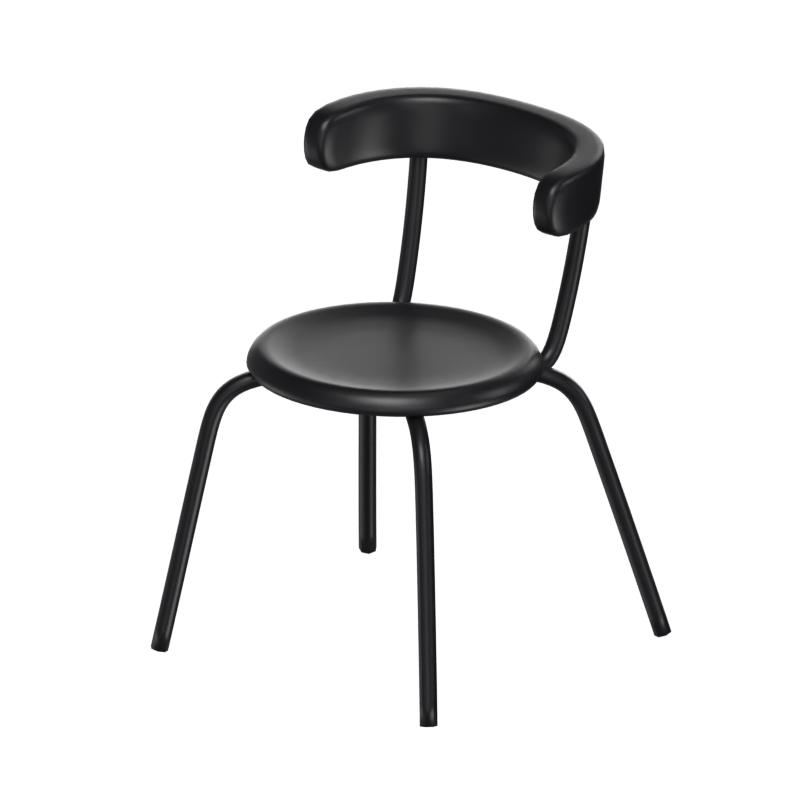 Cafe Chair 3D Model