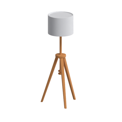 stehlampe 3d modell 3D Graphic