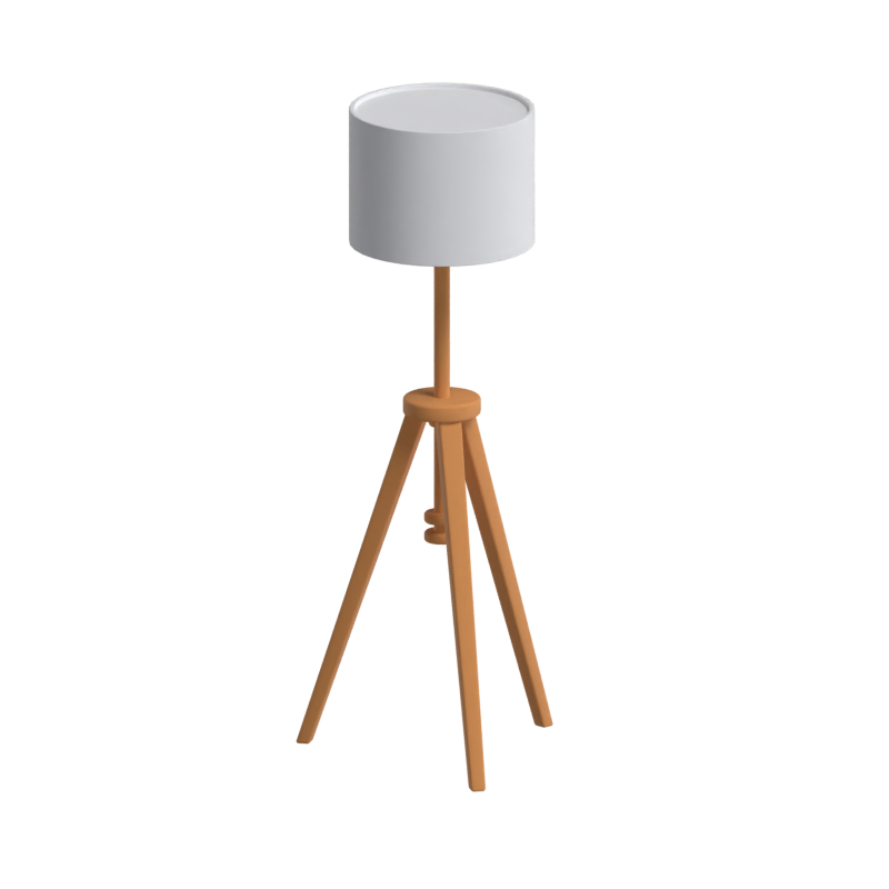 Stehlampe 3D Modell