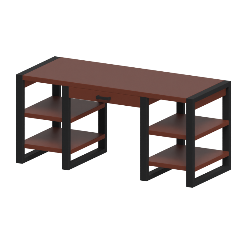 Modelo 3D da mesa de trabalho