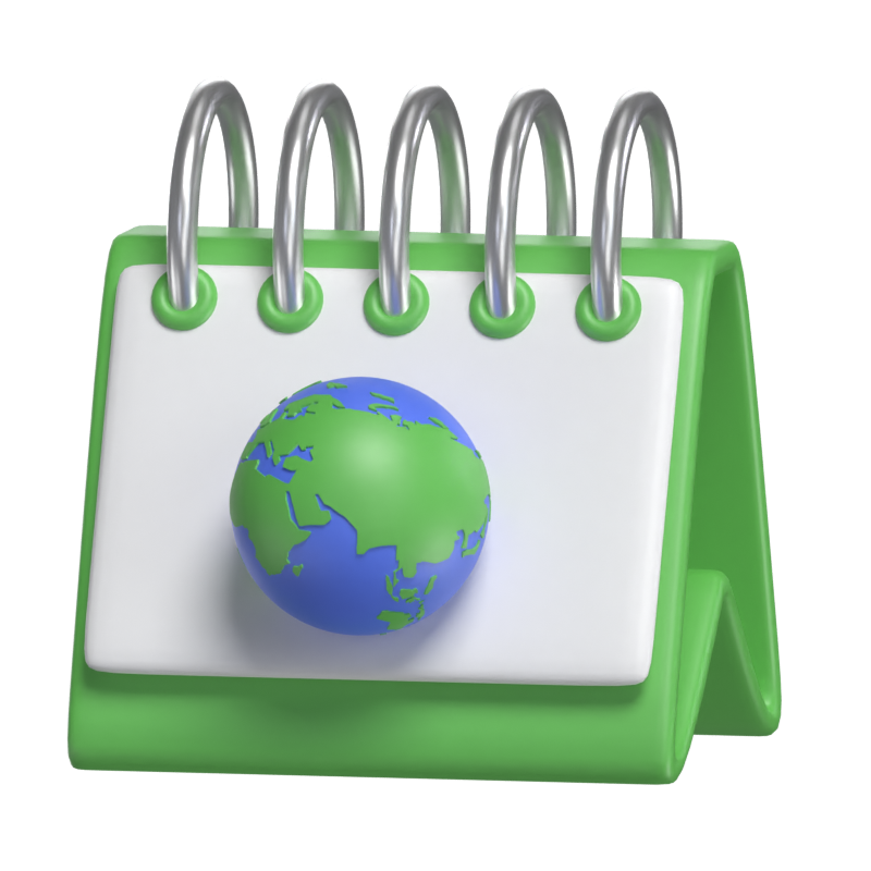 Earth Day 3D Modell 3D Graphic