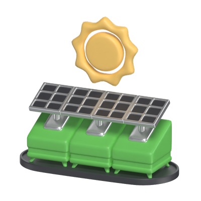 Solar Panel 3D Model 3D Graphic