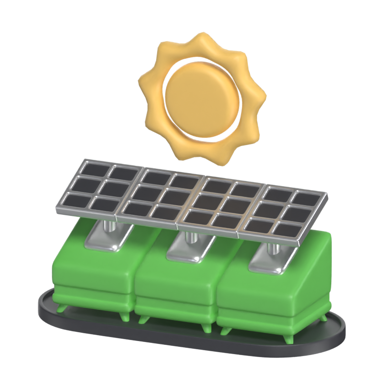 Solar Panel 3D Model 3D Graphic