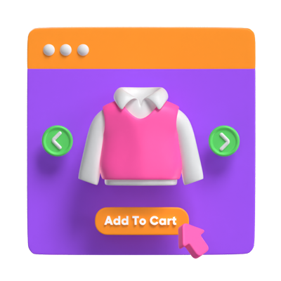 Web Store 3D Model 3D Graphic