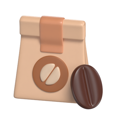 Coffee Bag 3D Model 3D Graphic