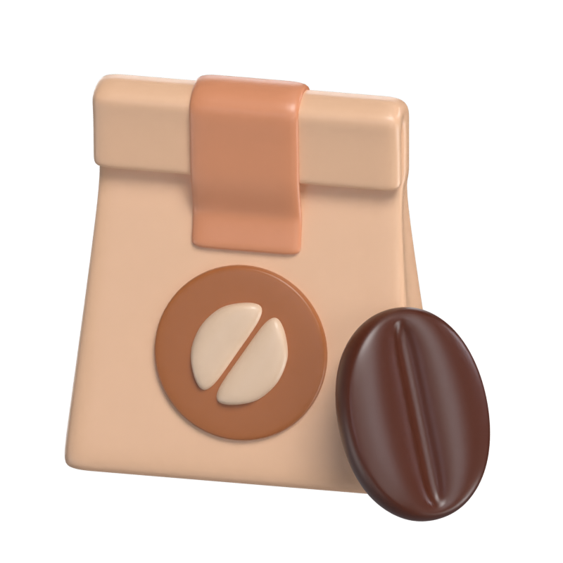 Coffee Bag 3D Model 3D Graphic