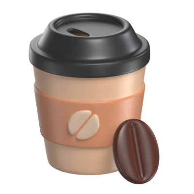 Kaffee Pappbecher 3D Modell 3D Graphic