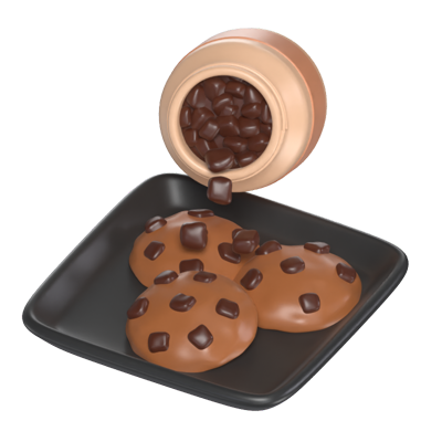 Cookies 3D Model 3D Graphic