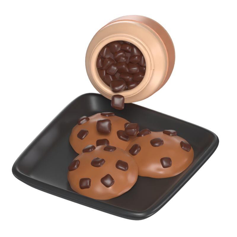 Cookies 3D Model 3D Graphic