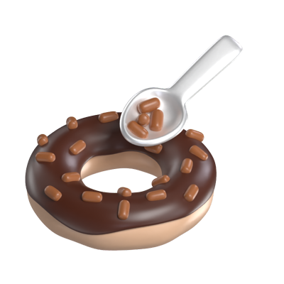 Donut Modelo 3D 3D Graphic