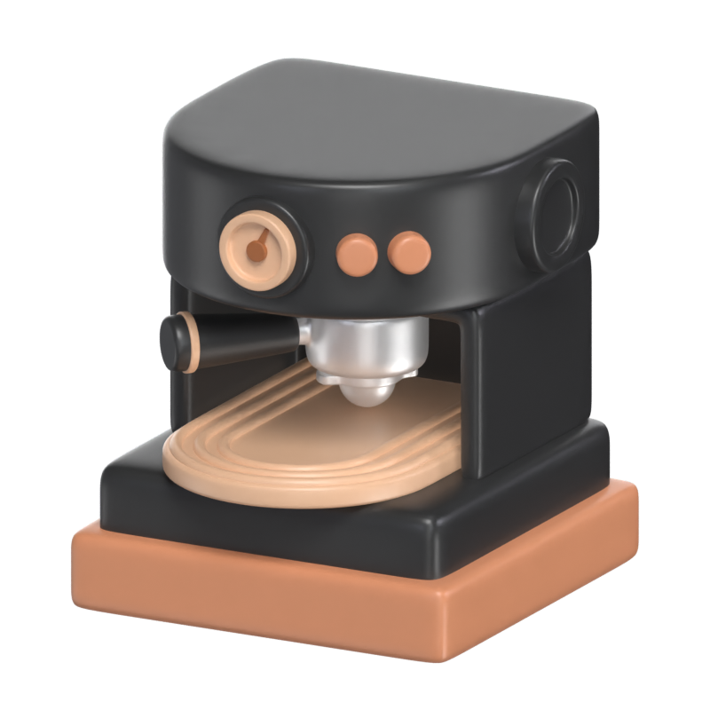 Espresso Machine 3D Model 3D Graphic