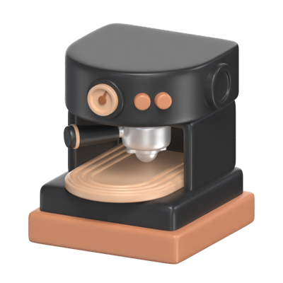 espressomaschine 3d modell 3D Graphic