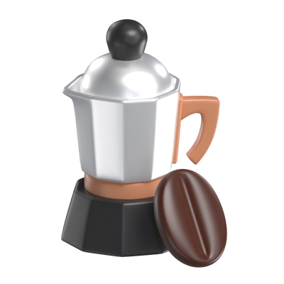 Mokapot 3D Modell 3D Graphic