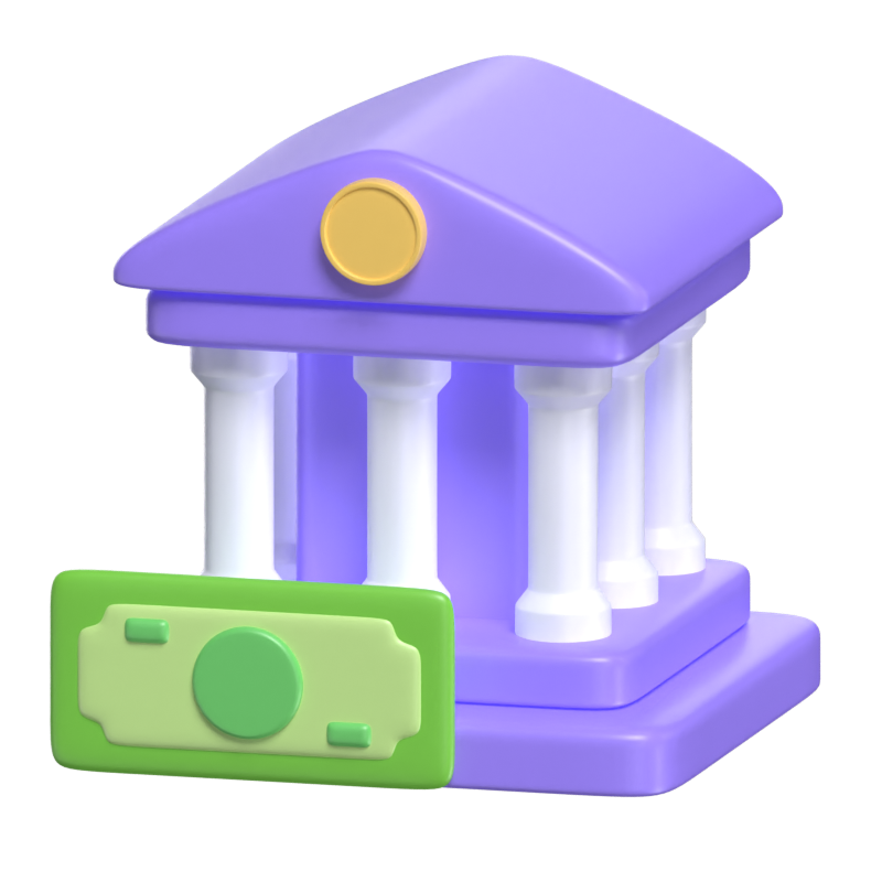 Bank 3D Model 3D Graphic