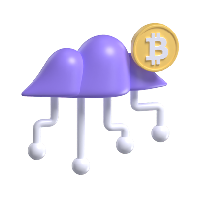 crypto cloud modelo 3d 3D Graphic