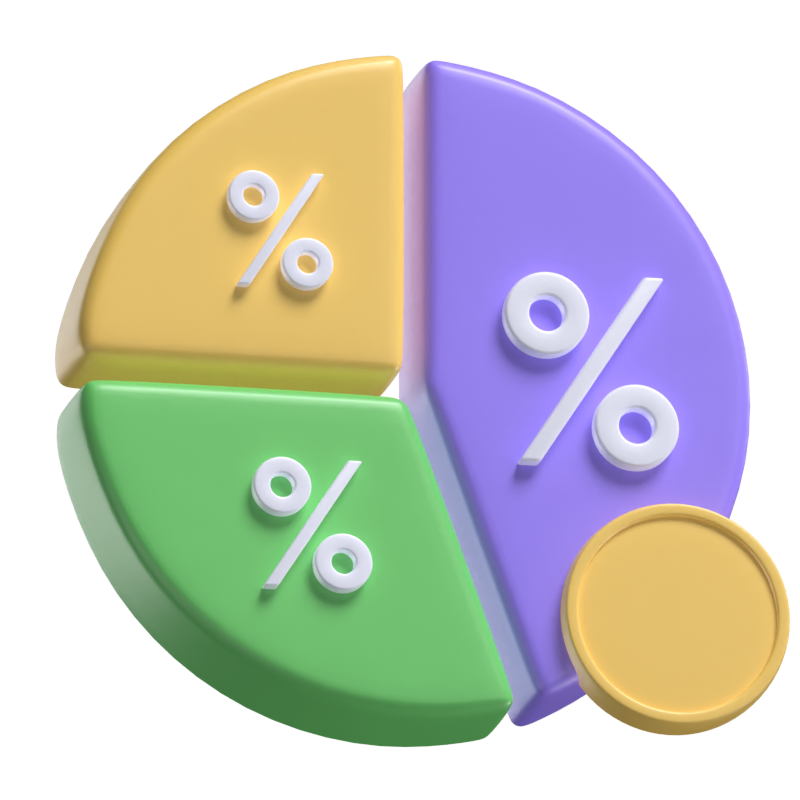 Gross Margin 3D Model 3D Graphic