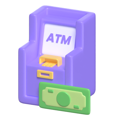 atm maschine 3d modell 3D Graphic