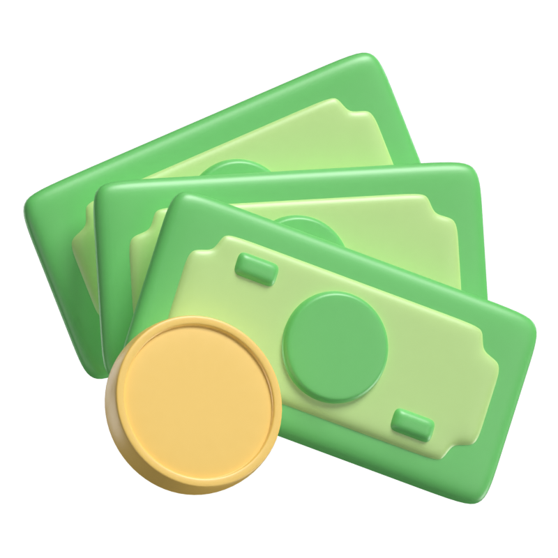 Money Cash 3D Model 3D Graphic