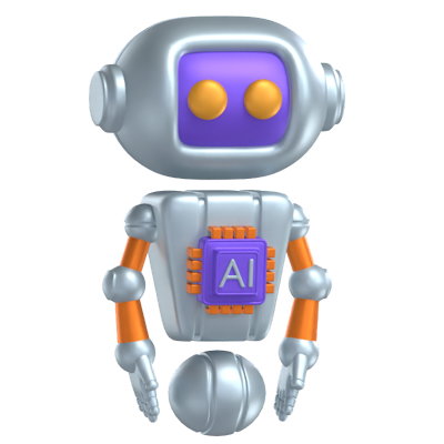 ai bot modelo 3d 3D Graphic