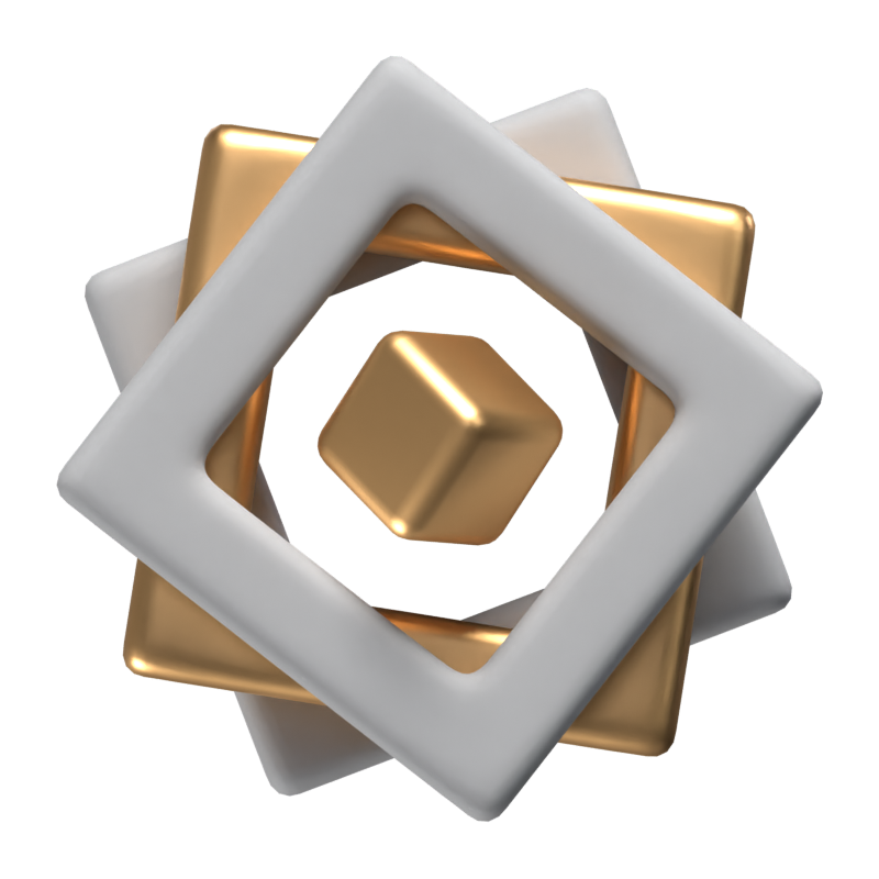 Rotating Cube Loading Animated 3D Icon 3D Graphic