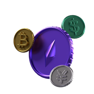 Coins Animated 3D Icon 3D Graphic