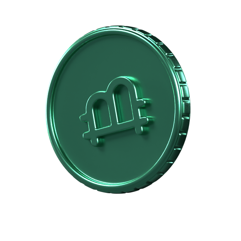 Coin Animated 3D Icon 3D Graphic