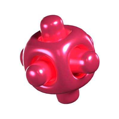 würfel abstrakte form animierte 3d-symbol 3D Graphic