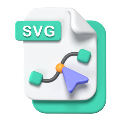 svg 파일 형식 3d 아이콘 3D Graphic