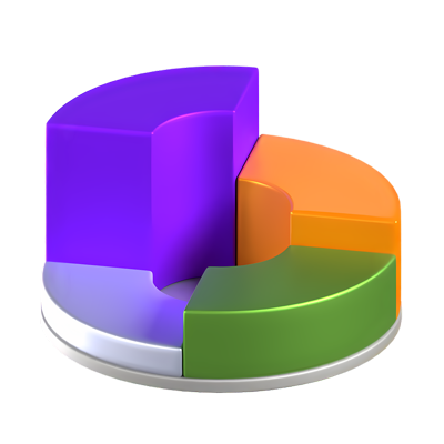 Analytik Gesichertes Banking Animiertes 3D-Symbol 3D Graphic