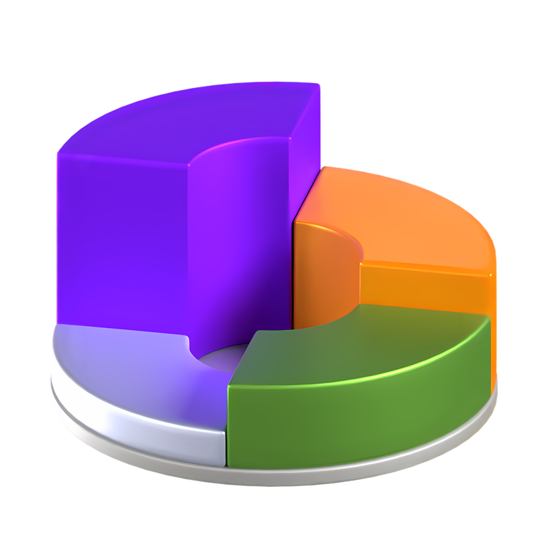 Analytik Gesichertes Banking Animiertes 3D-Symbol 3D Graphic