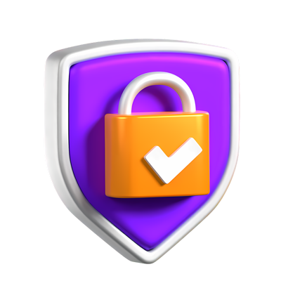 Security Lock Animated 3D Icon 3D Graphic