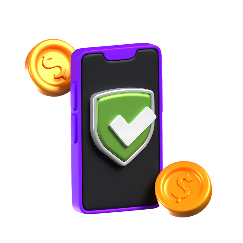 Secured Bank Transfer Animated 3D Icon 3D Graphic