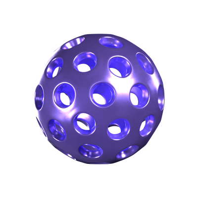 Sphere Abstract Shape Animated 3D Icon 3D Graphic