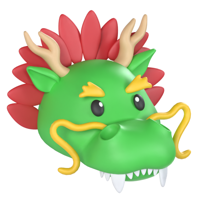 Dragon Head 3D Model